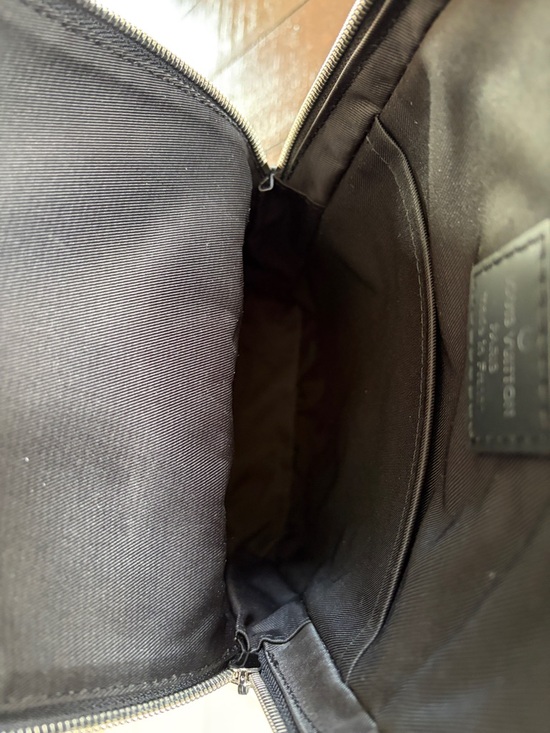 Louis Vuitton Men’s Damier Graphite Sling Bag - Black - Picture 3 of 4